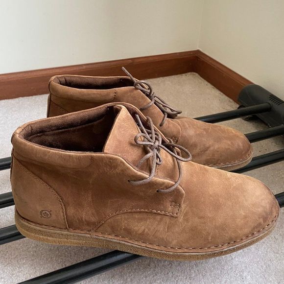 BORN Men Sampson Nubuck Leather Boots - NEW NWOB - Picture 8 of 9